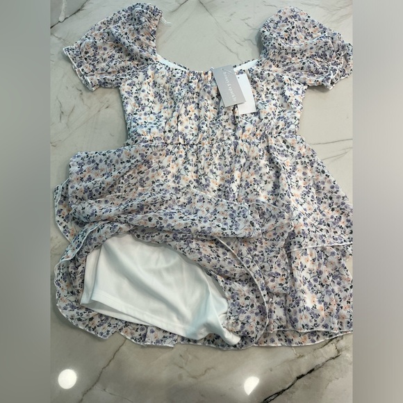 Size Medium- Honey and Sparkle Romper Dress - Picture 3 of 4